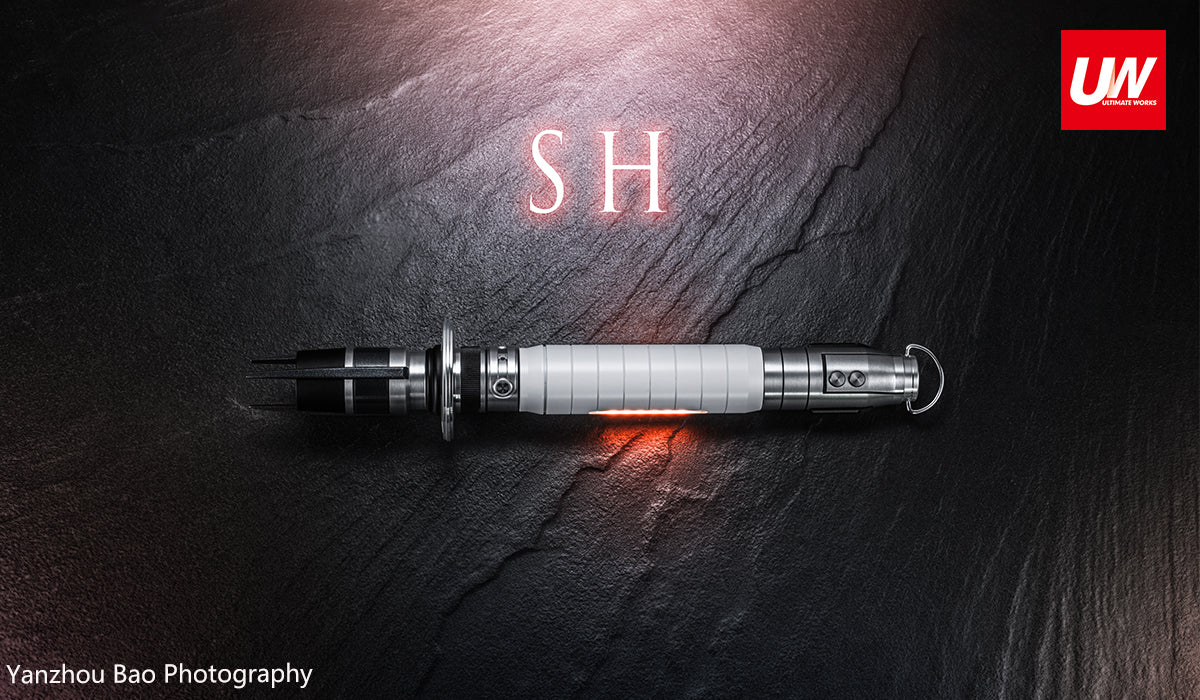 Star wars cosplay lightsaber prop replica buy now Shin Hati lightsaber from Ahsoka TV series