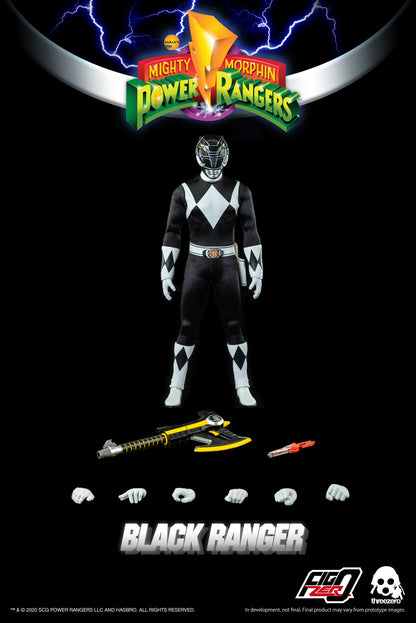 1/6 Black Power Ranger figure