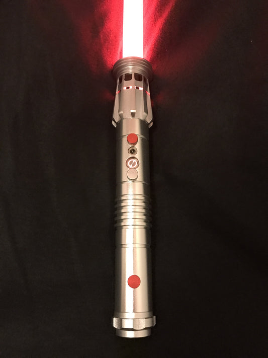 star wars darth maul lightsaber dual bladed red sith jedi force fx