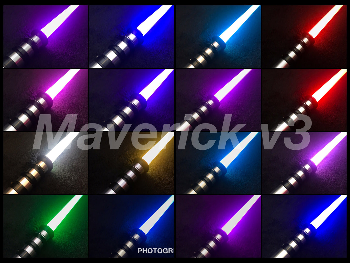 The Ultimate Maverick V3 RGB / V4 FLYTE - 1" Duel Worthy, Color changing, Affordable custom Saber