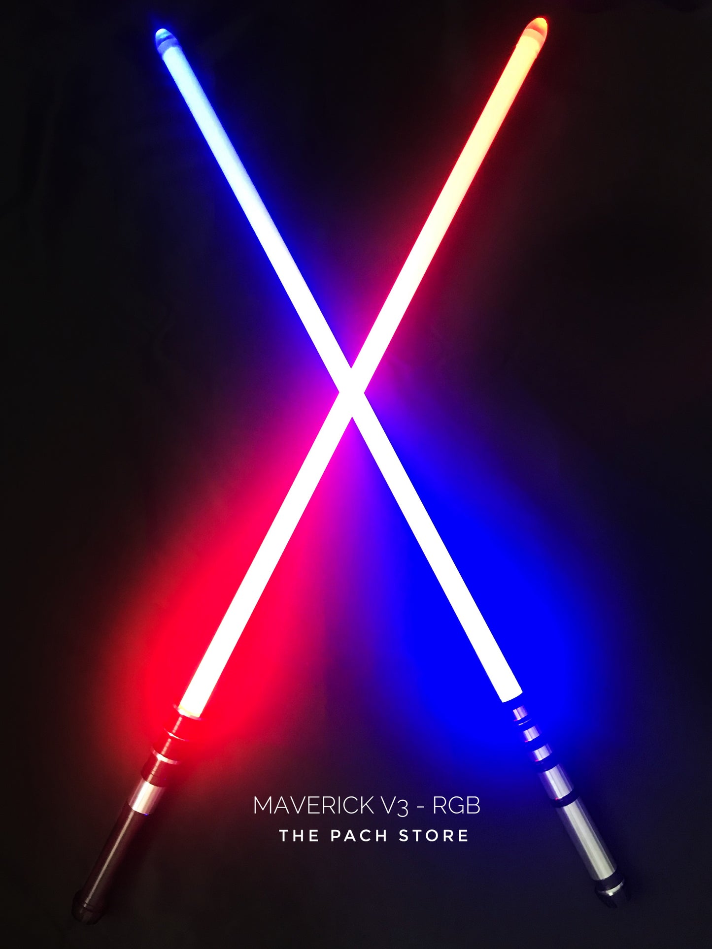 The Ultimate Maverick V3 RGB / V4 FLYTE - 1" Duel Worthy, Color changing, Affordable custom Saber