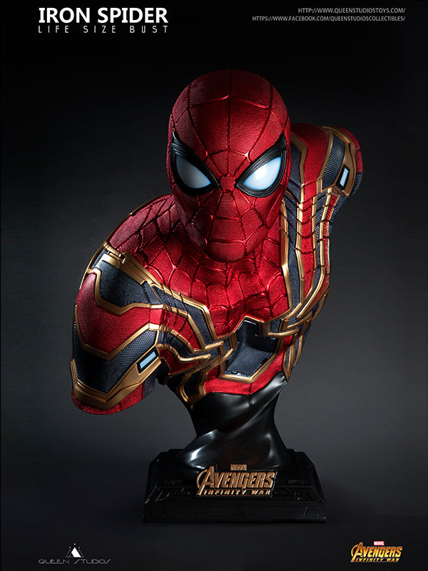 Queen Studios announces Iron Spider Life Size Bust