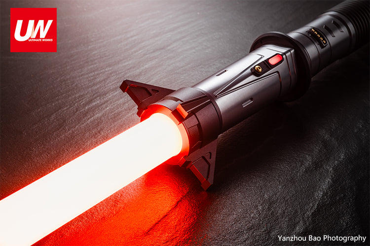 Red baylan skoll sith lightsaber from ahsoka