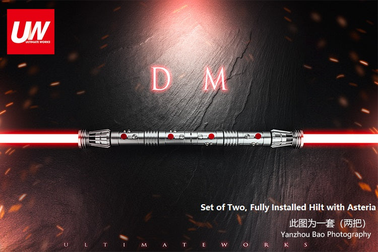 Buy Now Realistic Ultimate works darth maul lightsaber staff neopixel