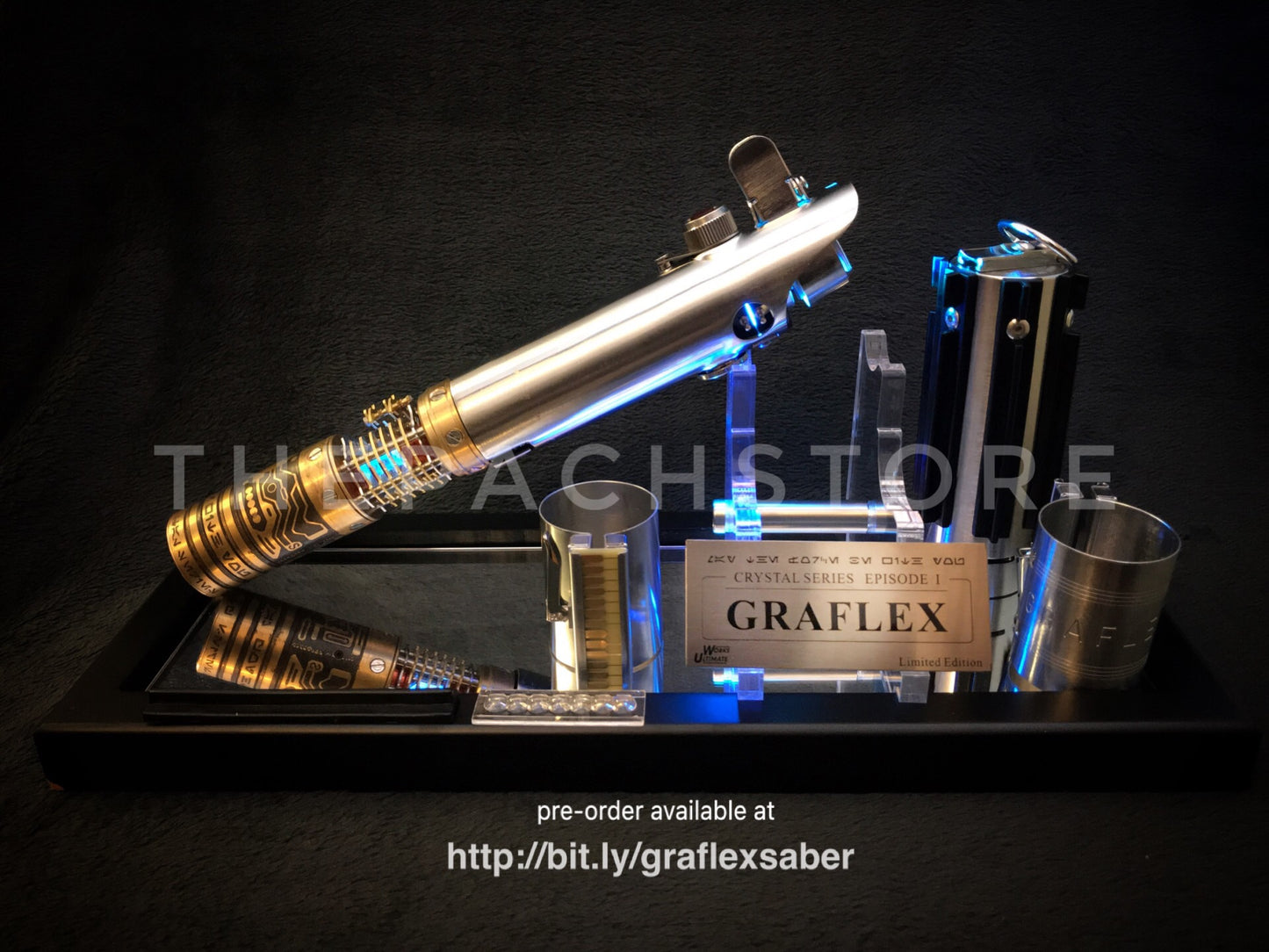 Ultimate Works - Legendary Graflex Saber - GRAND MASTER PACKAGE! LIMITED EDITION with Metal Crystal Chamber Chassis