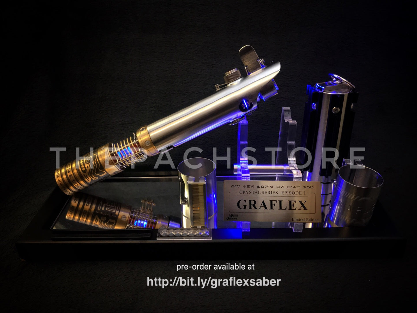 Ultimate Works - Legendary Graflex Saber - GRAND MASTER PACKAGE! LIMITED EDITION with Metal Crystal Chamber Chassis