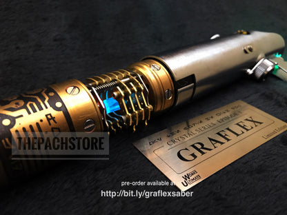 Ultimate Works - Legendary Graflex Saber - GRAND MASTER PACKAGE! LIMITED EDITION with Metal Crystal Chamber Chassis