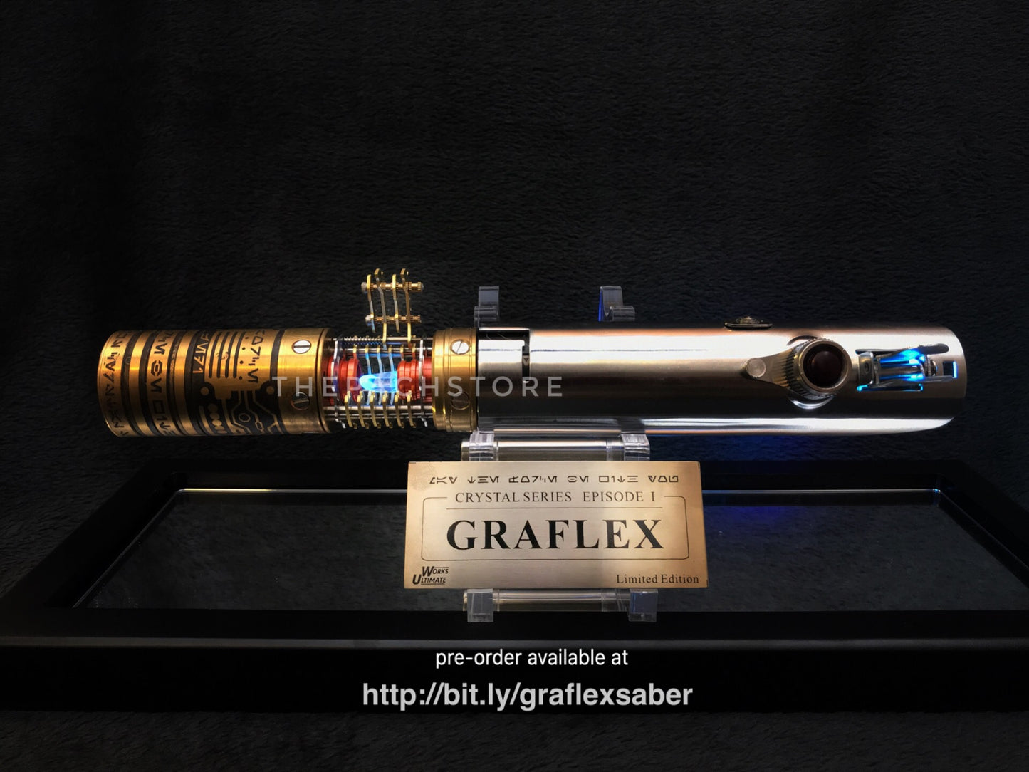 Ultimate Works - Legendary Graflex Saber - GRAND MASTER PACKAGE! LIMITED EDITION with Metal Crystal Chamber Chassis