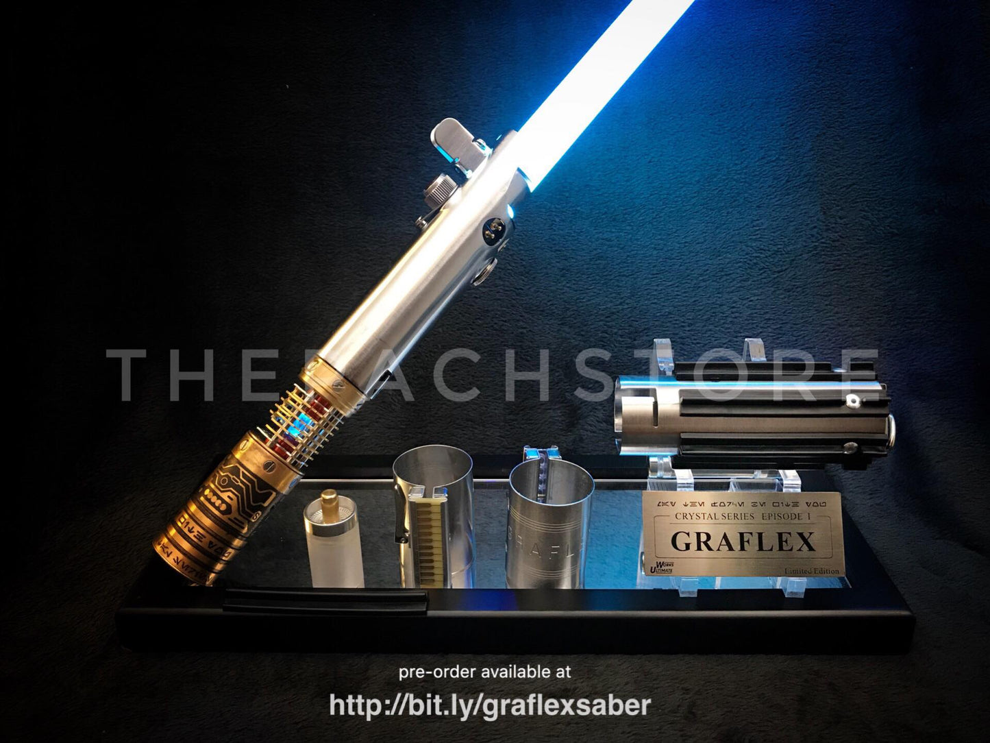 Ultimate Works - Legendary Graflex Saber - GRAND MASTER PACKAGE! LIMITED EDITION with Metal Crystal Chamber Chassis